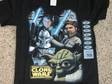 Star Wars the Clone Wars T-Shirt Boys 4 5 Obi Wan Yoda