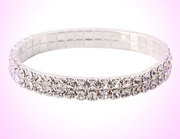 Save 92% off Sparkling Beauty Double Tier Swarovski Crystal Bracelet 
