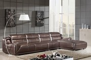 Caesar Palace Modern Style Leather Corner Sofa