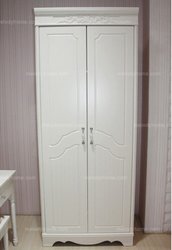 anfeier Country style resin carved wardrobe with two doors